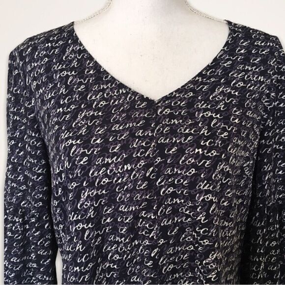 CAbi Te amo Print Blouse - Picture 2 of 10